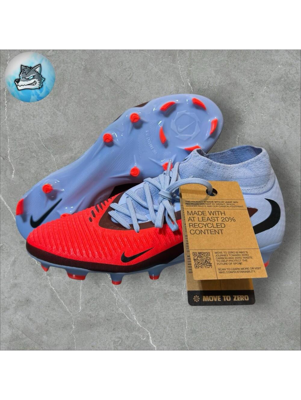 Nike Phantom 6 High Academy Multi-Ground Soccer Cleats HQ2278-400 Men's Size 6.5